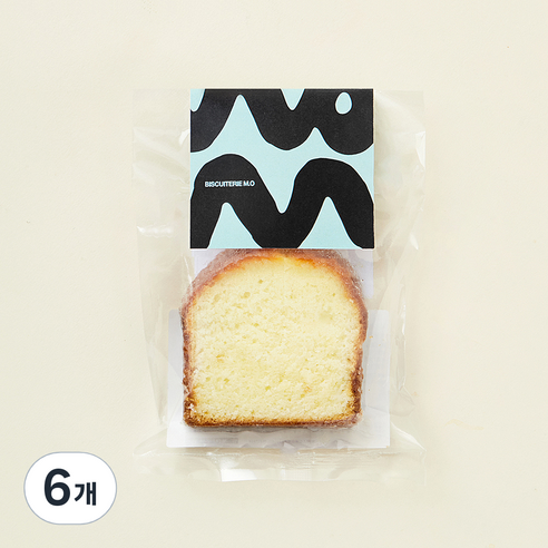 비스퀴테리엠오 라임 파운드 슬라이스, 60g, 1개입, 6개