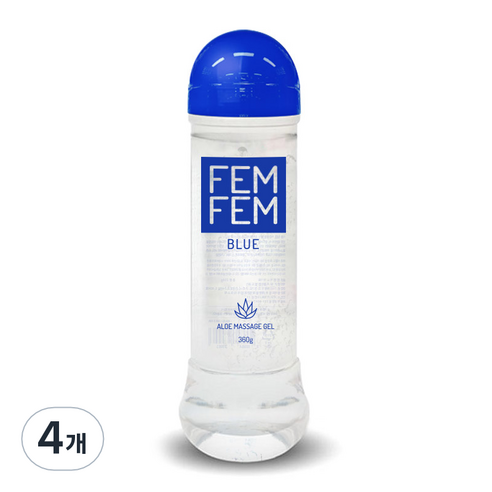 펨펨 블루 알로에 마사지 젤, 360g, 4개