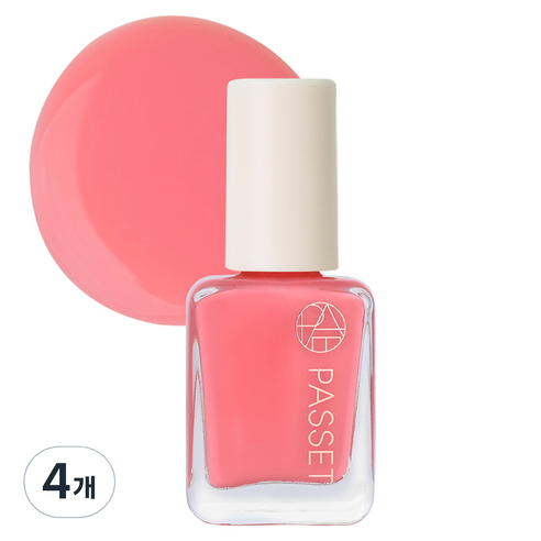 파셋 셀럽 네일컬러 폴리쉬, 81 선셋오렌지, 7ml, 4개