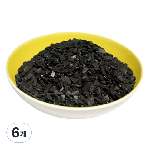 야자활성탄 실내 탈취체 본품, 1kg, 6개