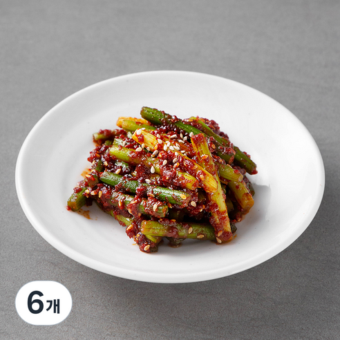 반찬천국 햇마늘 쫑무침, 200g, 6개