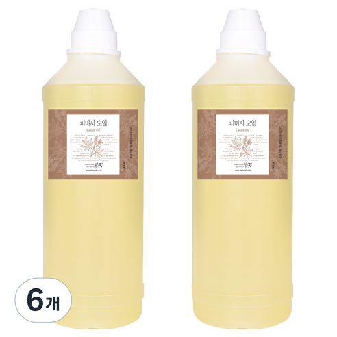 피마자 바디오일, 1L, 6개