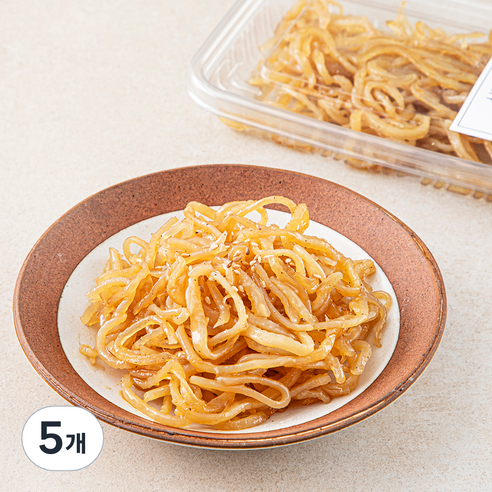 식탁위의사계 녹선 간장 버터 진미채 볶음, 110g, 5개