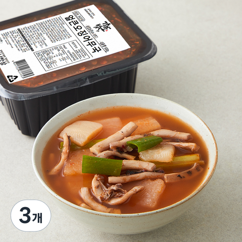 강남밥상 얼큰 오징어 무국, 500g, 3개