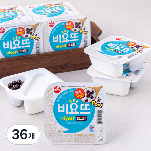 비요뜨 초코팝 12p, 138g, 36개