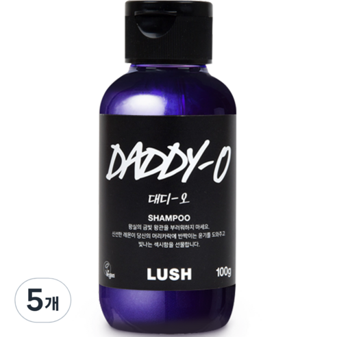 러쉬 대디 오 샴푸, 100g, 5개