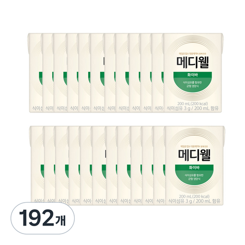 메디웰 화이바 균형영양식, 200ml, 192개