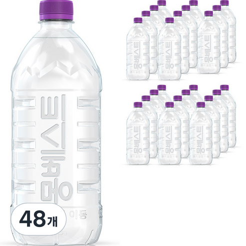 몽베스트 위드어스 무라벨 먹는샘물, 1L, 48개