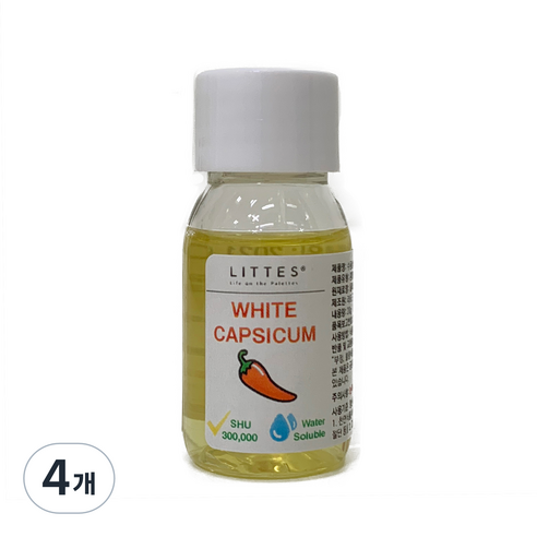 리트 수용성 화이트 캡시컴 에이 300000 SHU, 20g, 4개