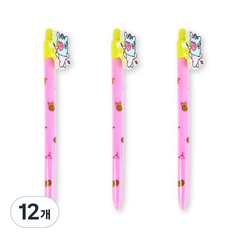 BT21 아크릴 피규어볼펜, 망, 12개