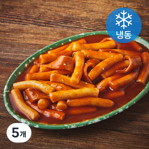 고래주방 오리지널 떡볶이 (냉동), 506g, 5개
