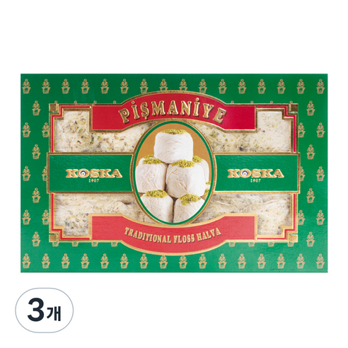 코스카 피스마니에 솜사탕 피스타치오, 250g, 3개