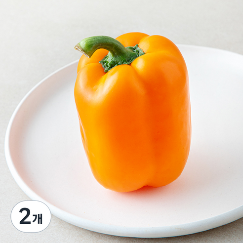 주황 파프리카, 120g, 2개, 1개입