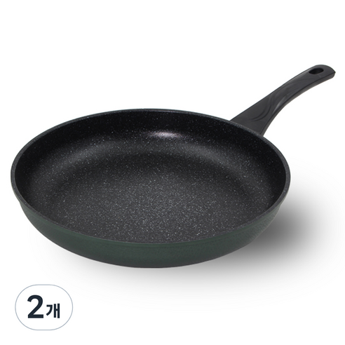 키친아트 쿠킹파파 마블코팅 프라이팬, 32cm, 2개