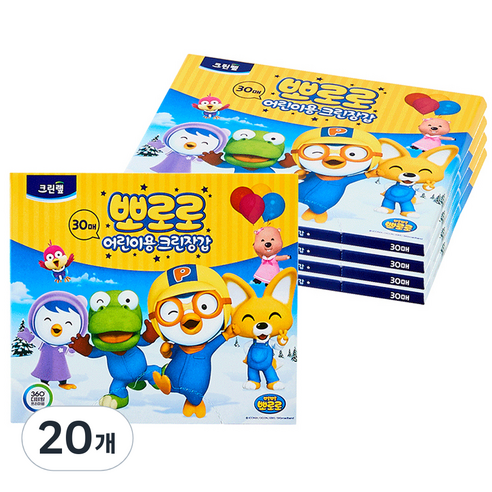 크린랲 뽀로로 크린장갑, 30개입, 20개