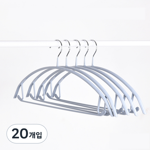 메종디망쉬 다용도 논슬립 파스텔 옷걸이, 라벤더, 20개입