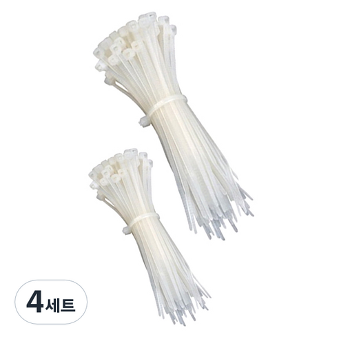 아이메이트 케이블타이 대 100p + 중 100p, 4세트