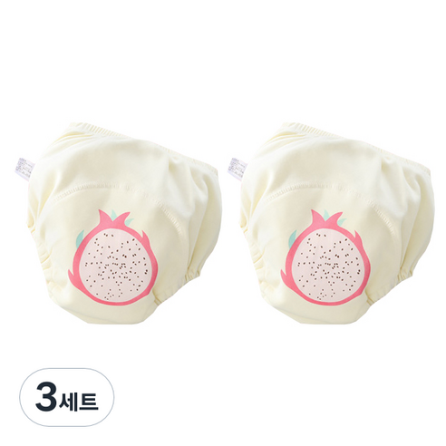 베베니즈 후르츠 유아 배변훈련팬티 2p, 드래곤후르츠, 3세트