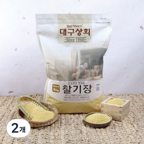 대구상회 고소한 찰기장, 4kg, 2개
