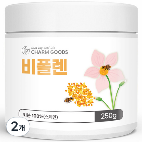 참굿즈 비폴렌 벌화분, 250g, 2개