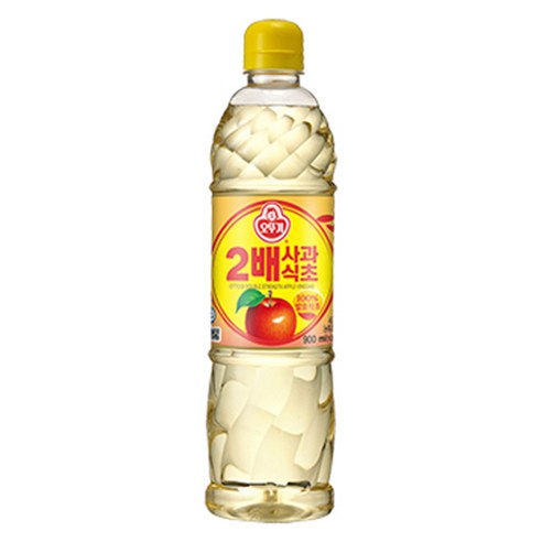 오뚜기 2배 사과식초, 900ml, 1개