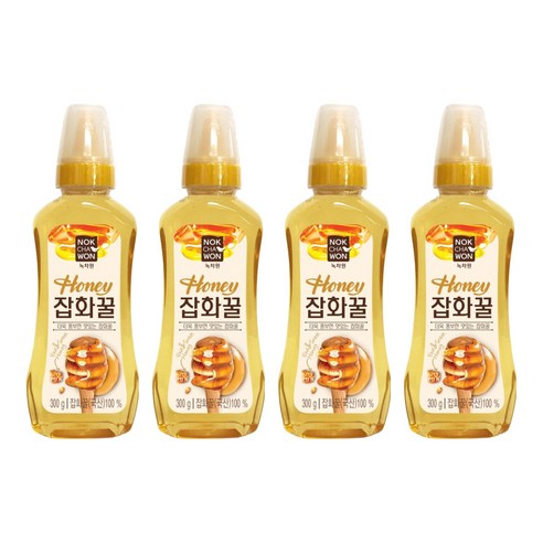 녹차원 잡화 꿀, 300g, 4개