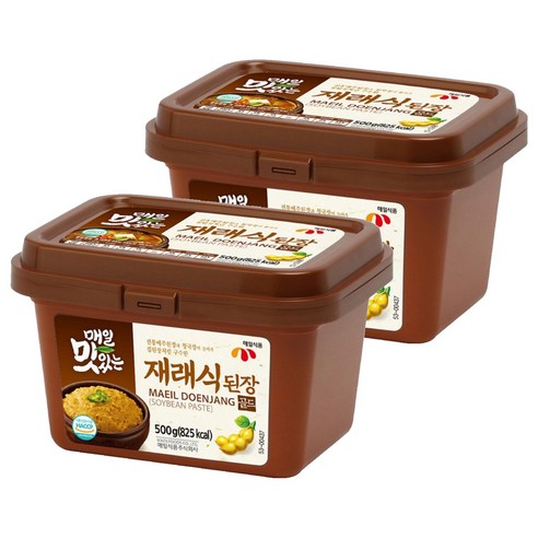 매일식품 매일 맛있는 재래식 된장 골드, 500g, 2개