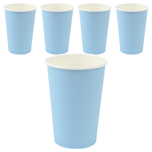 아이엔피 파스텔 종이컵 라이트블루 390ml, 1개입, 250개
