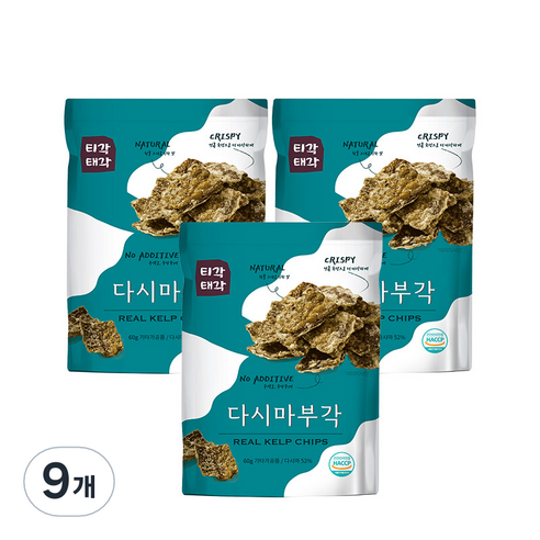 티각태각 다시마부각, 60g, 9개