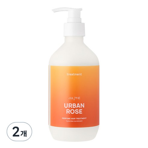 줄라이미 퍼퓸 어반로즈 헤어트리트먼트, 2개, 500ml