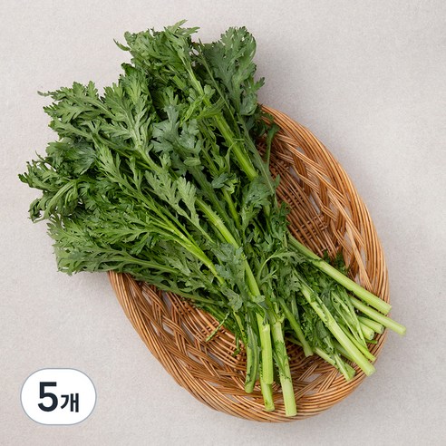 국내산 쑥갓, 150g, 5개