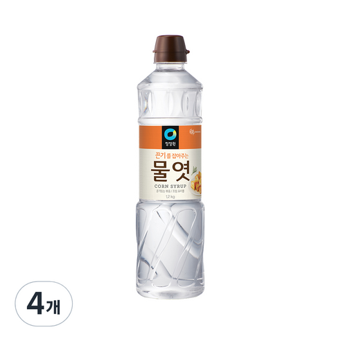 대상 청정원 물엿, 1.2kg, 4개