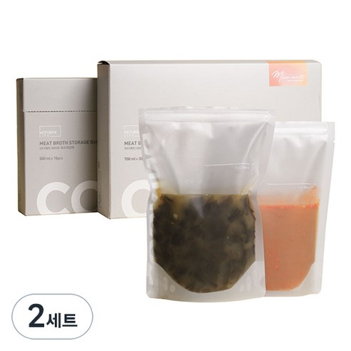 마더케이라이프 육수 저장팩 500ml x 15p + 700ml x 30p 세트, 혼합, 2세트