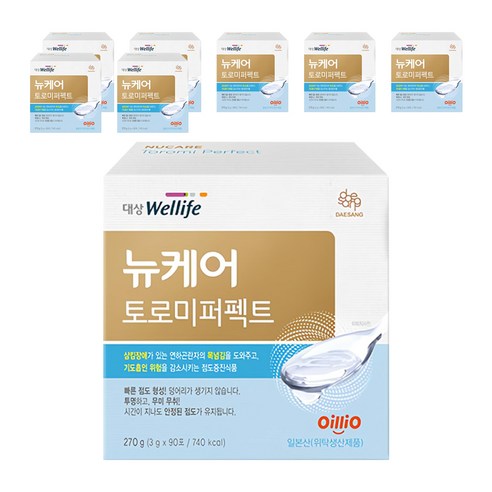 뉴케어 토로미퍼펙트 삼킴장애 환자용 점도증진식품, 270g, 8개