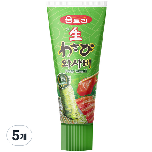 움트리 생 와사비, 120g, 5개