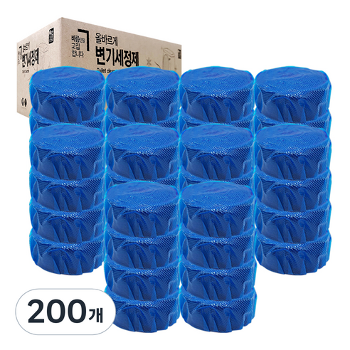 올왜프 변기 세정제, 50g, 200개