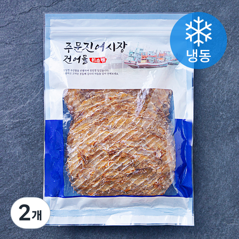 주문진어시장건어물 생생 조미 쥐치포 (냉동), 400g, 2개