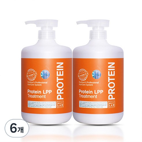 박준뷰티랩 단백질 LPP 헤어트리트먼트, 1L, 6개