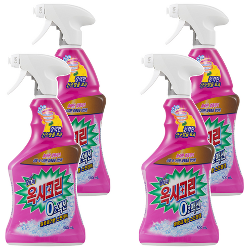 오투액션 얼룩제거 스프레이, 500ml, 4개