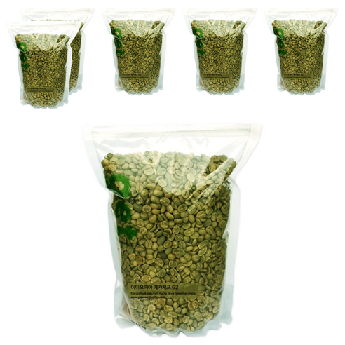 그린어쓰 이디오피아 예가체프 G2, 500g, 6개