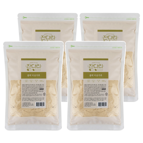 잔다리 검은콩 블랙 미숫가루, 500g, 4개