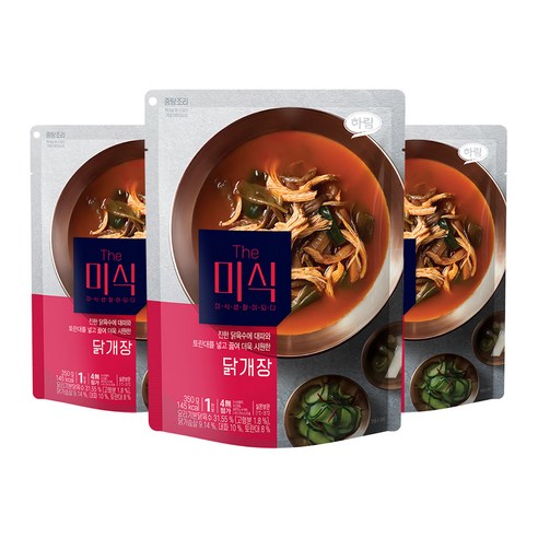 더미식 닭개장, 350g, 3개
