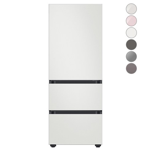 [색상선택형] 삼성전자 비스포크 김치플러스 냉장고 방문설치, 코타 화이트, RQ33A74A1AP