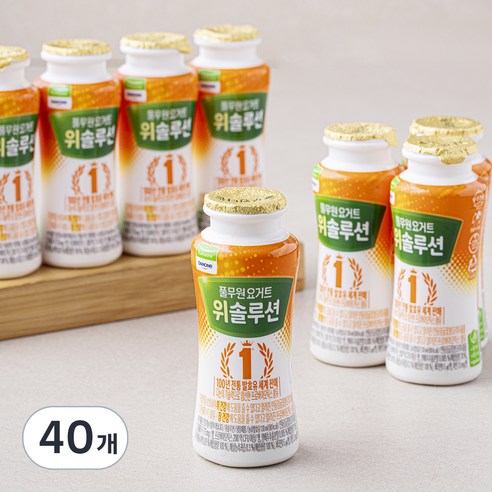 풀무원 요거트 위솔루션, 130ml, 1개입, 40개