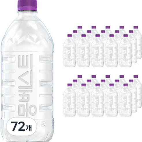 몽베스트 위드어스 무라벨 먹는샘물, 1L, 72개