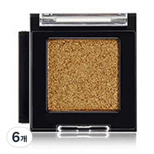 더페이스샵 모노 큐브 아이섀도우 글리터 1.8g, GD01 골드비치, 6개