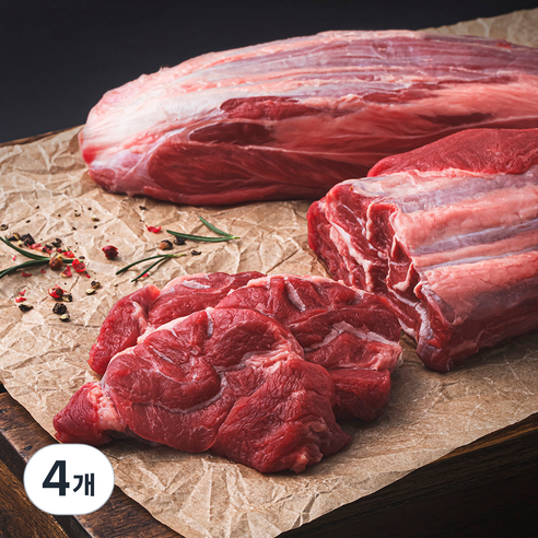 혜성 미국산 리테일팩 소아롱사태 (냉장), 4개, 0.9kg