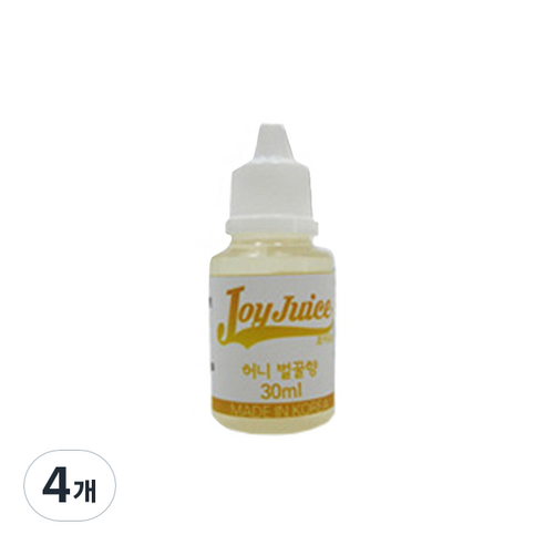 아로마조이 조이쥬스 슬라임 향료 30ml, 4개, 허니벌꿀