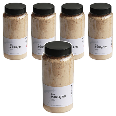방유당 보리 미숫가루, 5개, 250g