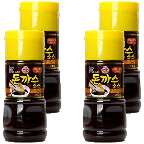 오뚜기 돈까스소스 S, 290g, 4개